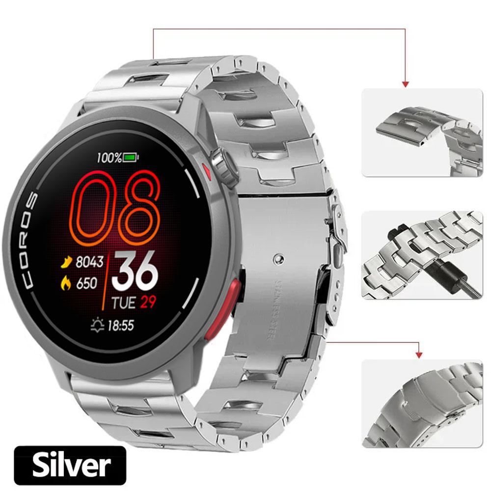 22mm Oracle Titan Metallarmband für CMF Watch 3-2 Pro Armband für COROS APEX 4/PACE 4/3 Huawei Watch Ultimate 2 GT Runner 2