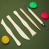 Pottery Clay Tool Kit - 5-Piece Set for Sculpting, Trimming, and Modeling