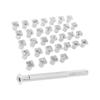 Leather Stamping Tools Exquisite Patterns Stainless Steel Leather Stamp Punch Tools for DIY Leather Crafts