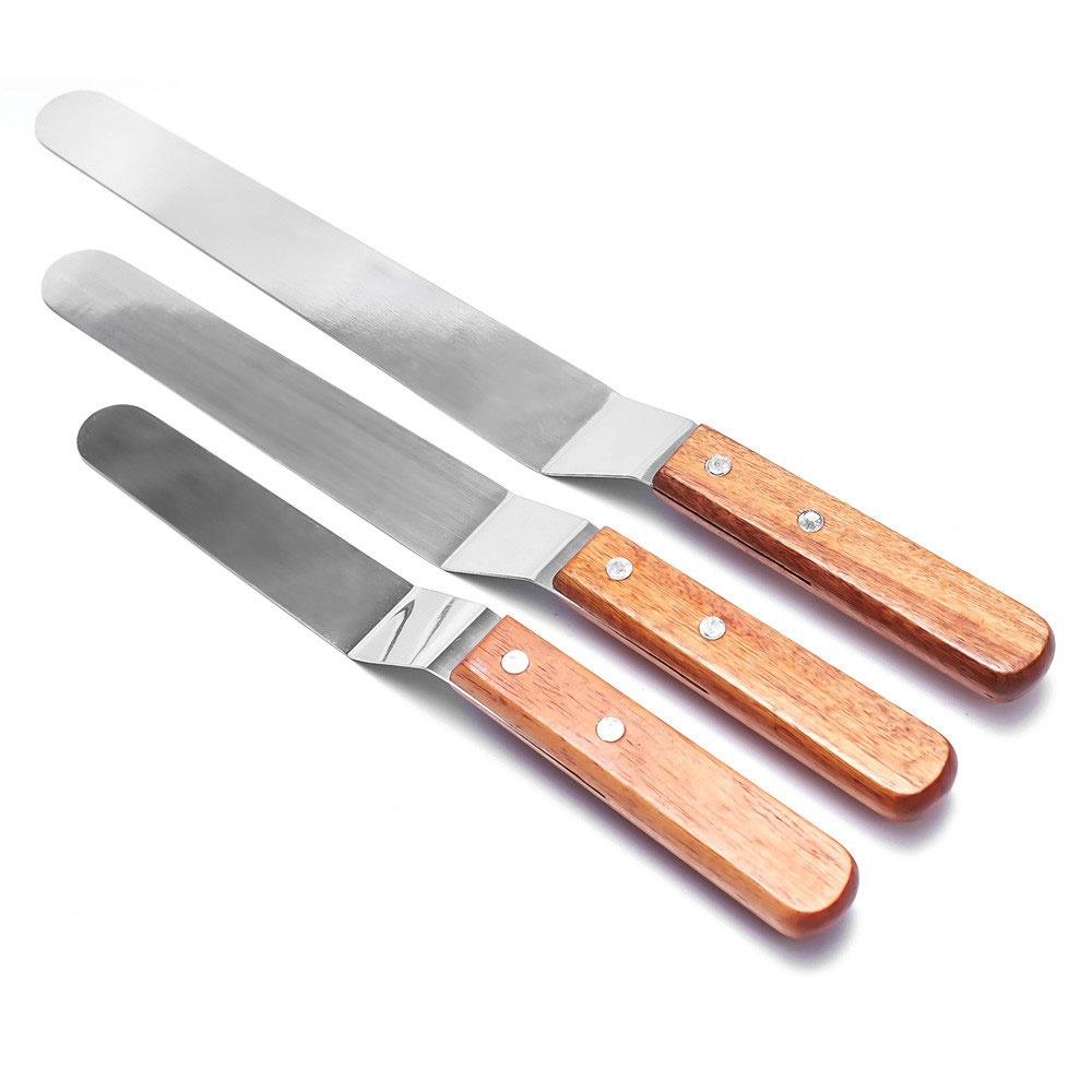 Buy Stainless Steel Cake Cream Knife Smoother Icing Frosting Spreader