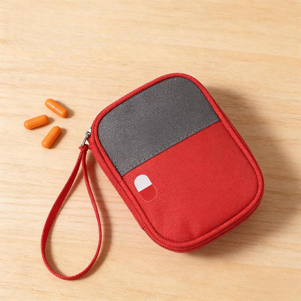 Portable First Aid & Medicine Bag for Students