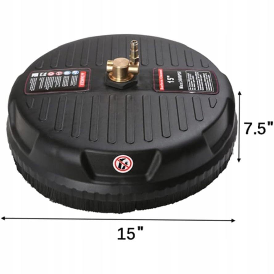 Rosfix Zestaw do Myjek Ciśnieniowych – Szczotka T-Racer 15"" z Lanca 1/4"" i 5 Dyszami | Pianownica 1000ml | Proszek Pianotwórczy 6g