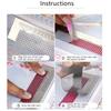 Low Viscosity Stainless Steel Diamond Painting Ruler Fix Tools Diamond Embroidery Adjustment Corrector Crafts Assist Accessories