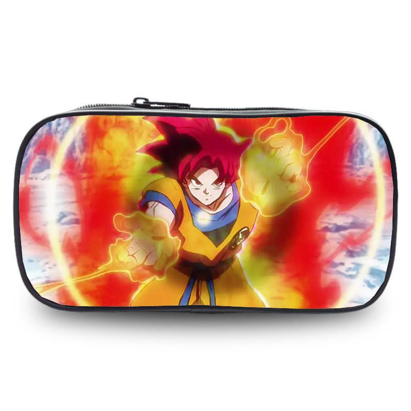 One Piece Luffy Anime Printed Student Single Layer Stationery Storage Pencil Bag For Boys And Girls