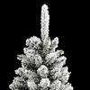 Artificial Christmas Tree with 150 LEDs and Stand White 120 cm