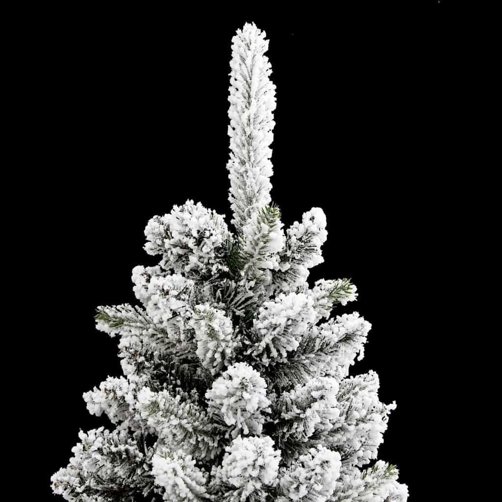 Artificial Christmas Tree with 150 LEDs and Stand White 120 cm