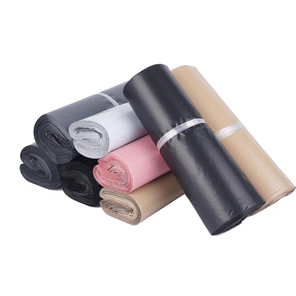 Black & White Waterproof Express Bags for E-commerce Logistics - Gray Clothing Packaging