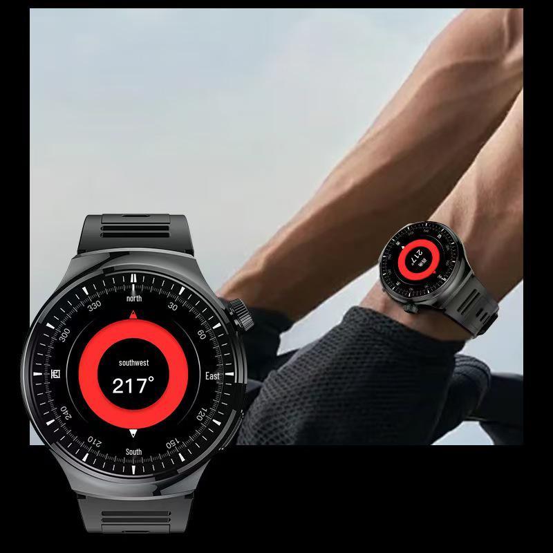 2025 Best-Selling Black Tech Multifunctional Waterproof Sports Watch with True Heart Rate Monitoring