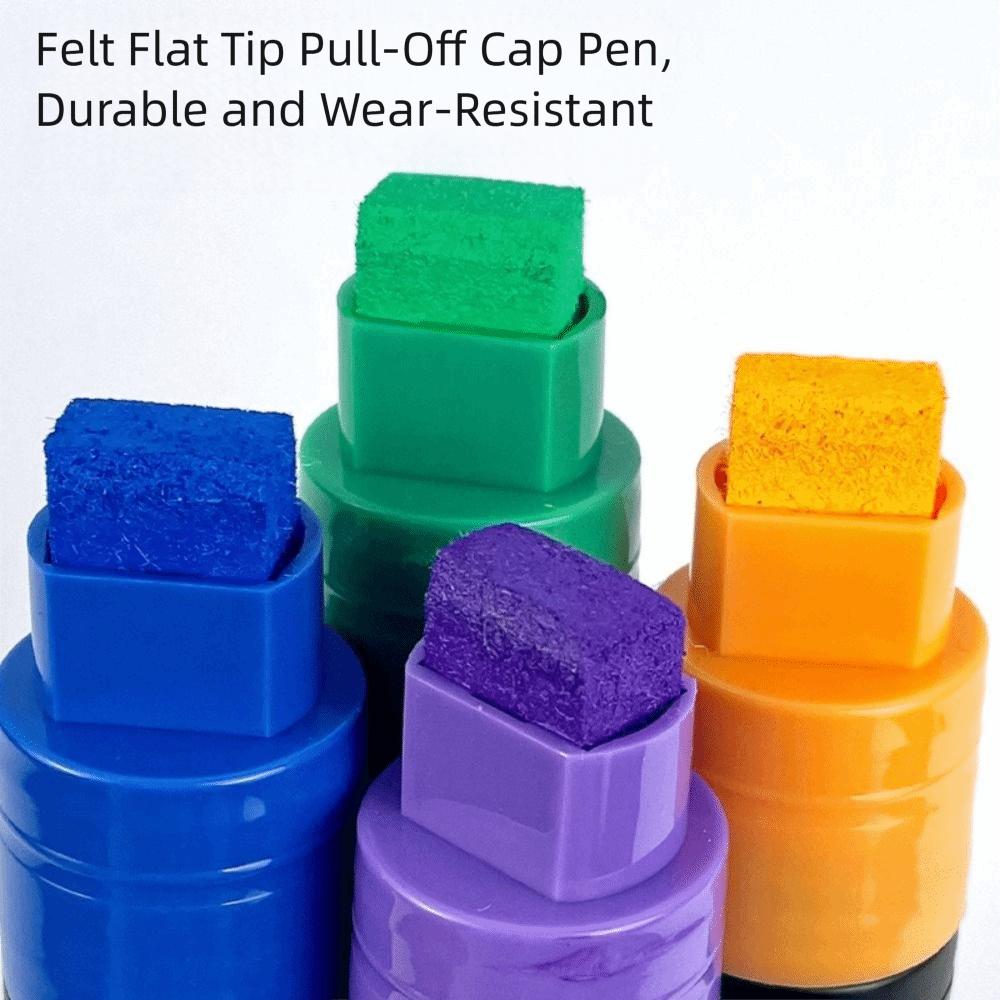 Large Capacity Acrylic Marker Pen 8MM/15MM Line Width Wide Head Marker Pen Advertising Poster