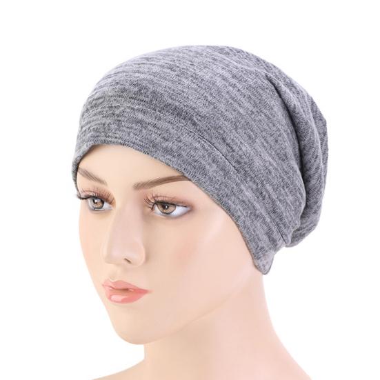 Hat Breathable Dual Color Faux Cashmere Night Sleep Cap for Sleep