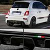 Fiat Abarth 595 Echtcarbon Heckstoßstangenlippe Dekorativer Aufkleber