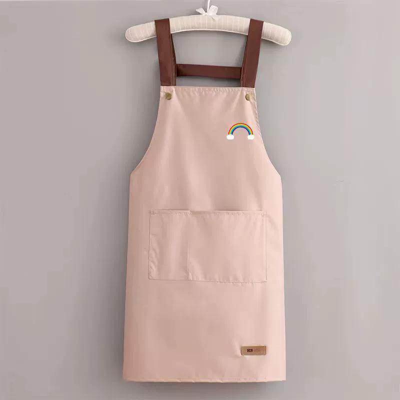 Keuken Huishouden Waterdicht Schort Anti Olie Groot Zak Schort Geschikt Voor Hotel Restaurant Koffiehuis Nagelstudio Antifouling Schorten 1PC