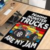Benutzerdefinierter LKW-Teppich mit Namen, für Bürostuhl Wohnzimmer Schlafzimmer Küche Raumdekoration Geschenke.