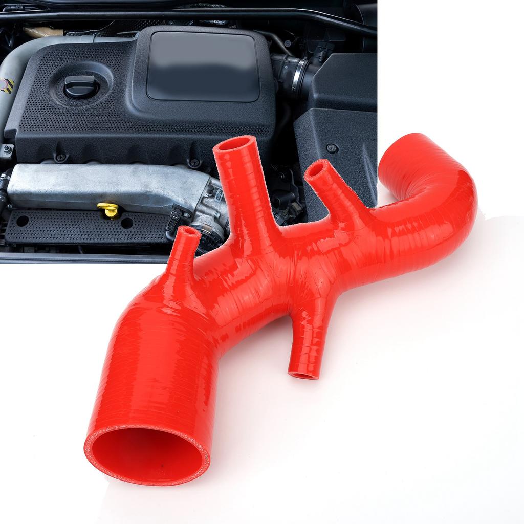 Silicone Intake Hose Pipe Increased Airflow Replacement for SEAT Leon Cupra R 1.8T AMK BAM Engine Red