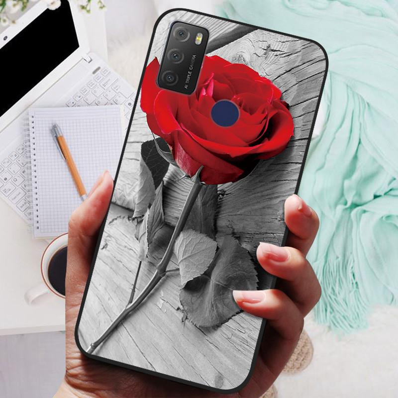 For TCL 20Y 6156D Case Silicone Shockproof Soft TPU Phone Cover For TCL 20Y 20E 6125F Funda for TCL20Y TCL20E Capa Cartoon Shell