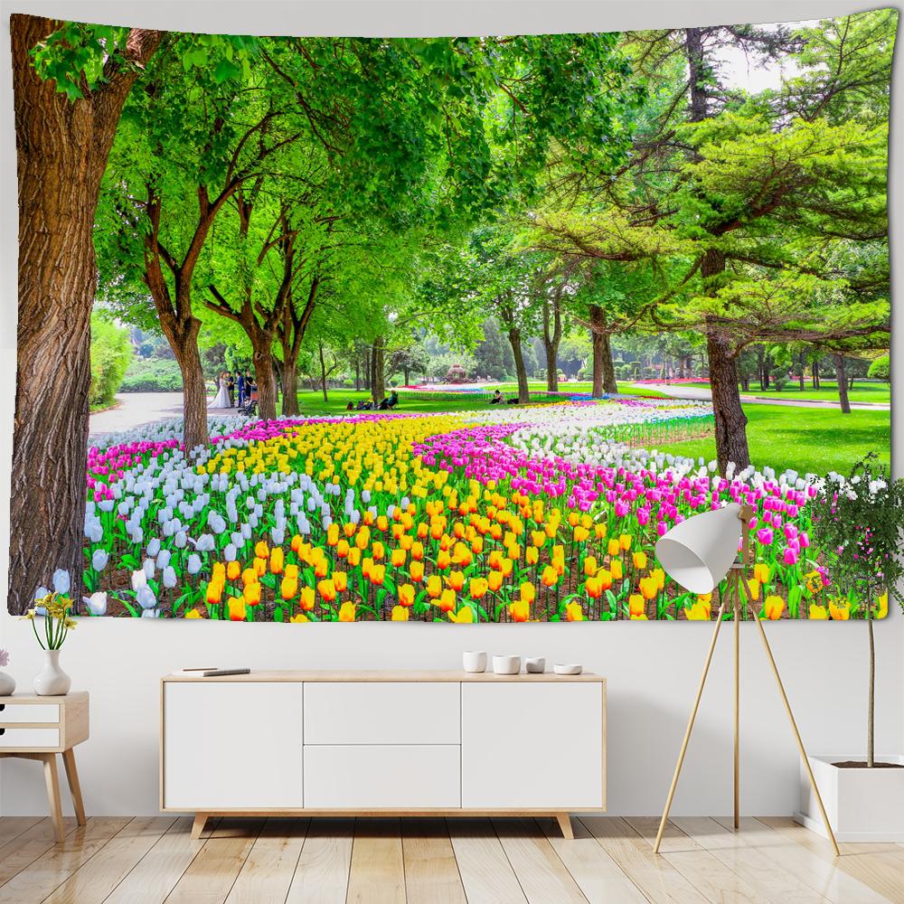 

Красивый натуральный лесной гобелен, настенный гобелен, большой пейзаж, настенный гобелен, богемный хиппи, настенные гобелены, художественный декор W300xH180cm