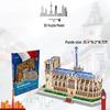Large 3D World Architecture Puzzle - Handmade Cardboard Model for Children