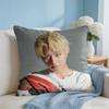 PPark JiHoon Singer Cushion Cover Square Pillow Bedroom Sofa Leisure Comfort Living Room Home Decoration X