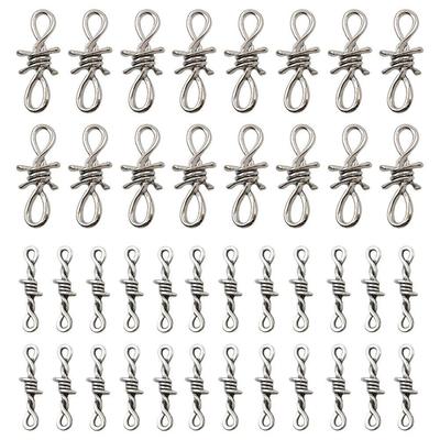 European American Necklace Jewelry Set, Featuring Thorn Waist Chain, Bracelet, and Hip-hop Punk Necklace. Ideal for DIY Jewelry Enthusiasts.