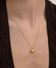 Tatiana (Silver 925) Heart Shell Locket Pendant Long Necklace Nz2505