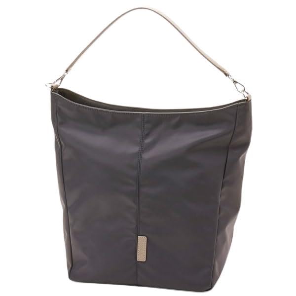 

Isaac Twill Nylon Curved Shoulder Bag, Size M, 2004702, Navy (66)