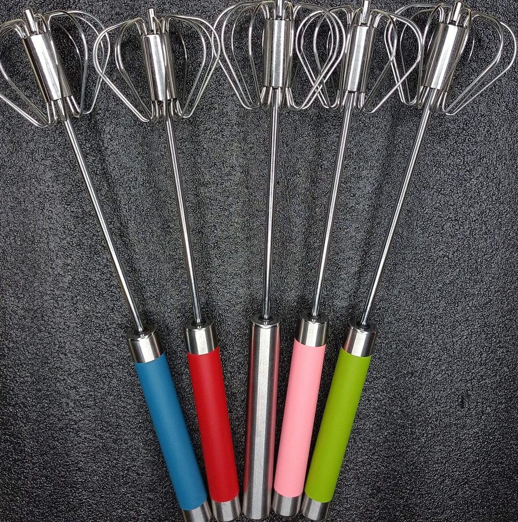 Stainless Steel Handheld Egg Beater & Cream Mixer Whisk