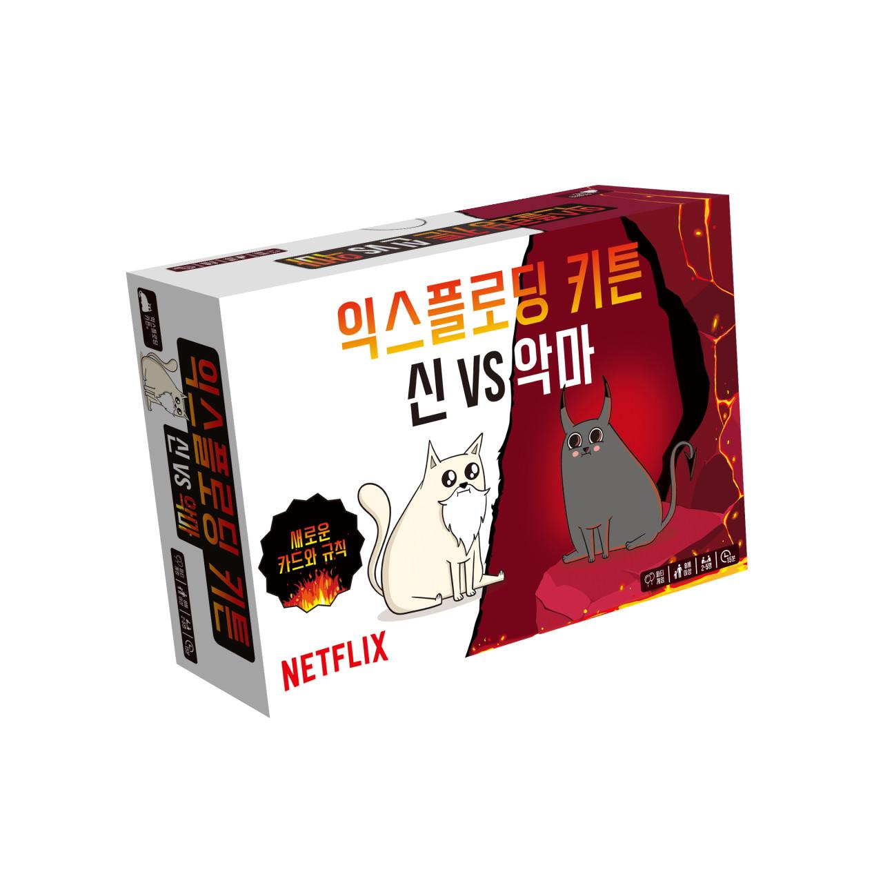 Exploding Kittens: Gods vs. Devils Netflix Series Party Game