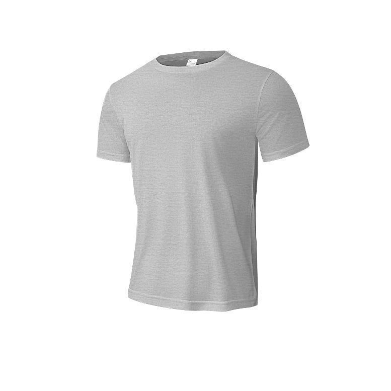 TEMU Fitness Casual Autumn and Summer Men's Youth Undershirt Breathable Slim Fit Crew Neck Bottom Sports Running Short Sleeves