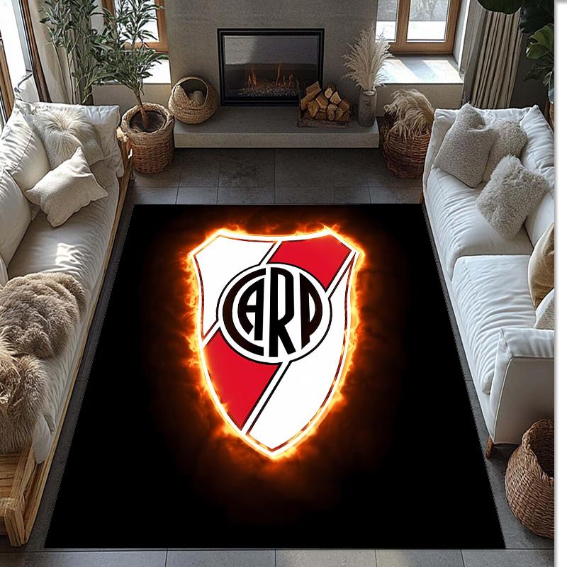 Red Dead Redemption Printed Flannel Area Rug Non Slip Soft Polyester Floor Carpet Indoor Decor Mat for Bedroom Living Room Sofa
