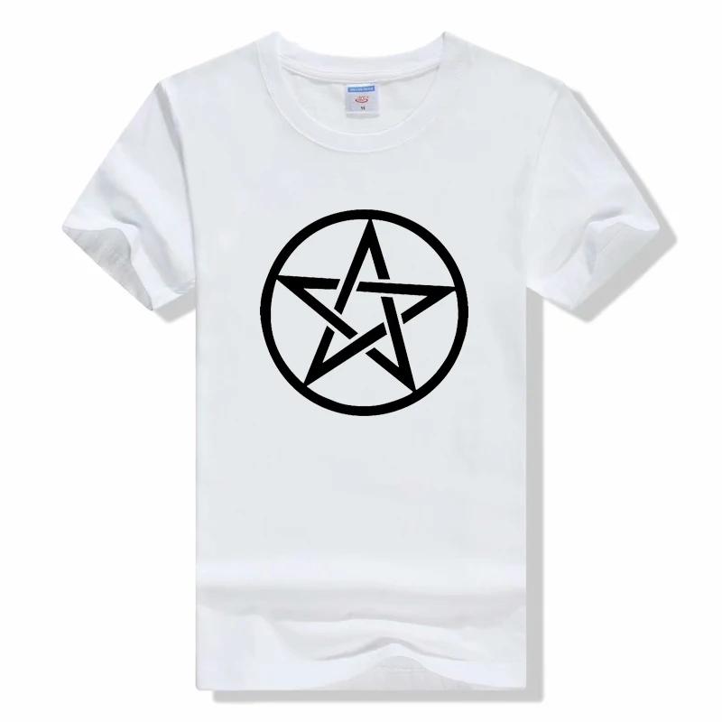Pentagram Gothic Occult Satan Hot sale WoT Shirt Fashion summer o-neck tees casual short sleeve t shirt