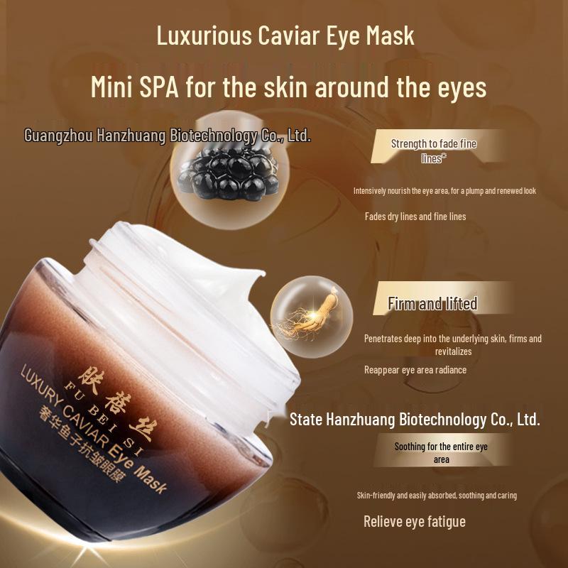 FUBEISI Skin Caviar Anti-Wrinkle Eye Cream - Firming, Hydrating, Reducing Dark Circles and Fine Lines.