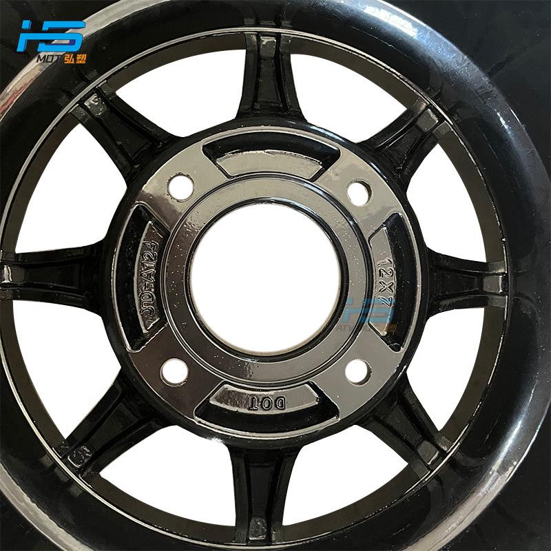 8-Strip 25X8-12 Inch Front Aluminum Alloy Wheel Rim for Go-Kart/ATV Off-road Beach Buggy