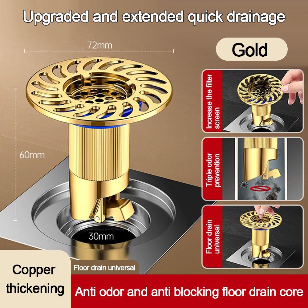 Insect Proof Floor Drain Core Metal Basin Drain Filter Removable Seal Stopper  Water Drain Supplies