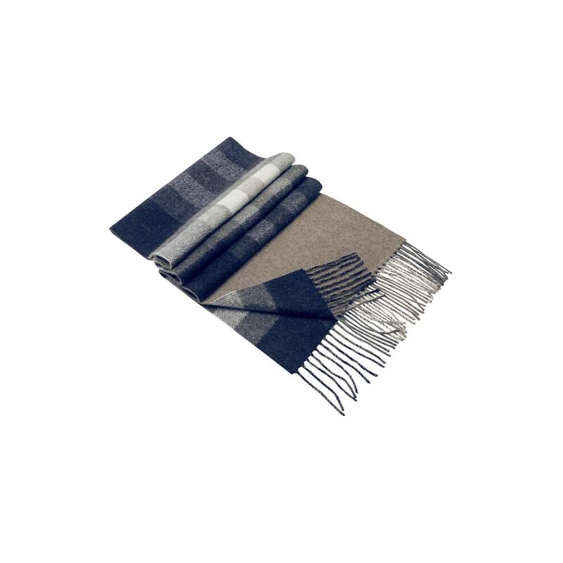 

Youngor Autumn/Winter Double-Sided Plaid Cashmere Blend Scarf One Size
