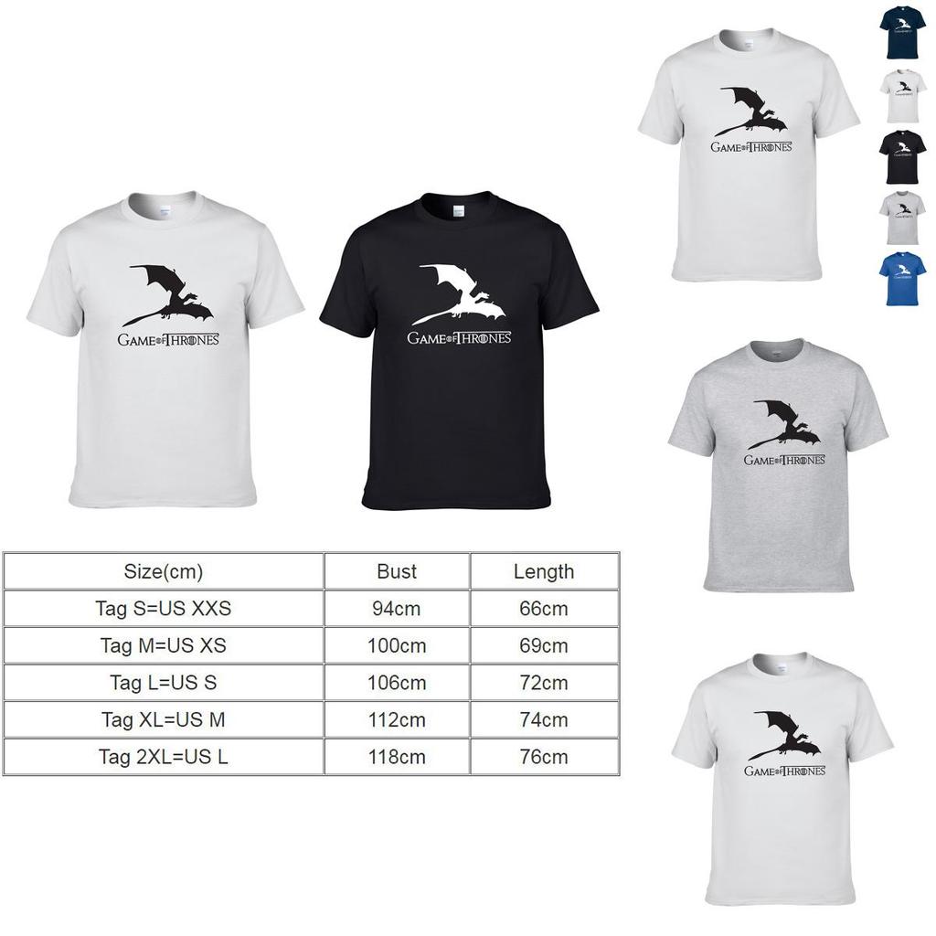 Game Of Thrones Mother Of Dragons Men Adult Short Sleeve T Shirt Soft Cotton Blend