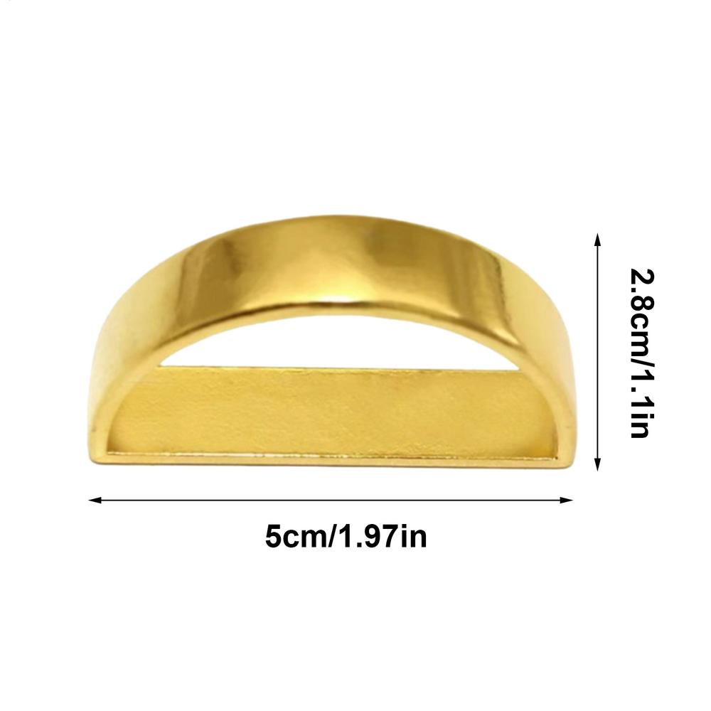 

Золотые кольца для салфеток Набор из 6 Полукруглые Металлические Золотые Пряжки-Держатели для Салфеток Новогодние Украшения для Стола Праздничный Званый Ужин золотой