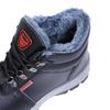 Winter Velvet Keep Warm Men Work Safety Boots Waterproof Indestructible Anti Nail Protection Shoes Industry Male Footwear