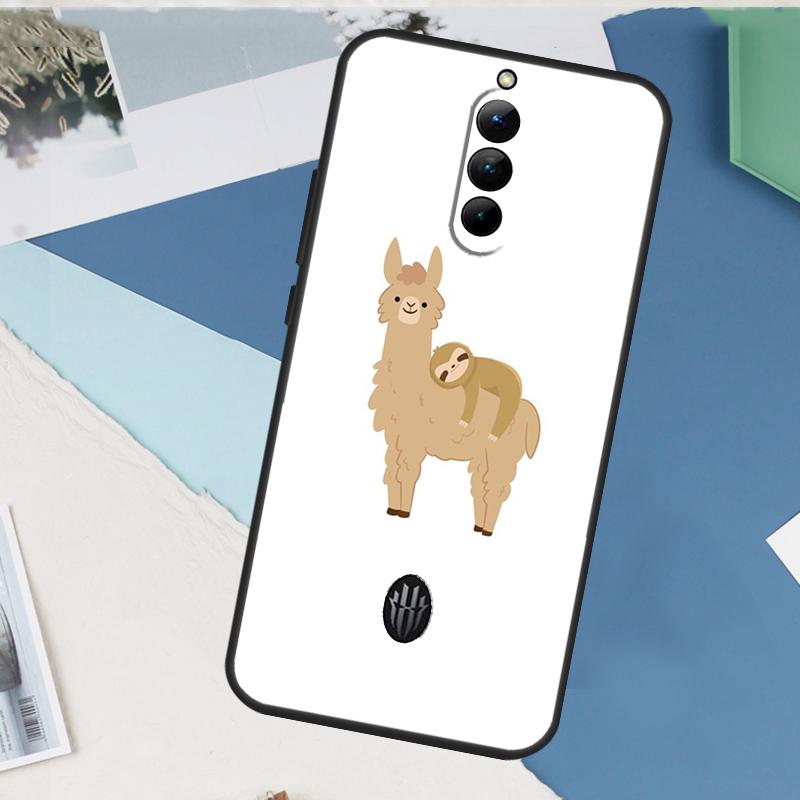 Cute Lovely Cozy Sloth Animal Case For ZTE Nubia Red Magic 8S 9S 10S 10 9 8 11 Pro Plus 6 7 6S 7S Pro 5G 6R 10 Air Cover