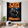 Ozzy Osbourne (5) Customizable Name Decorative Wall Tapestry Ideal Choice for Wall Decor In Bedrooms Living Rooms Dorms and Home