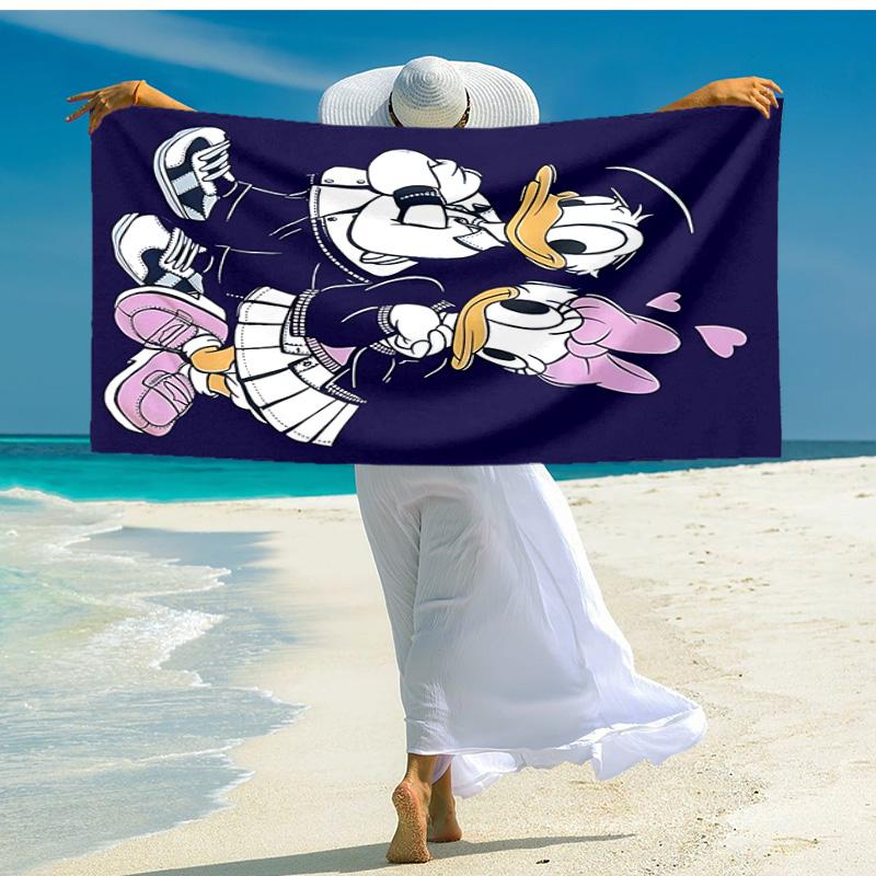1pc Donald Daisy Love Microfiber Beach Towels Quick Dry Towel Sand Beach Towels Pool for Travel Swim Pool. S072101137