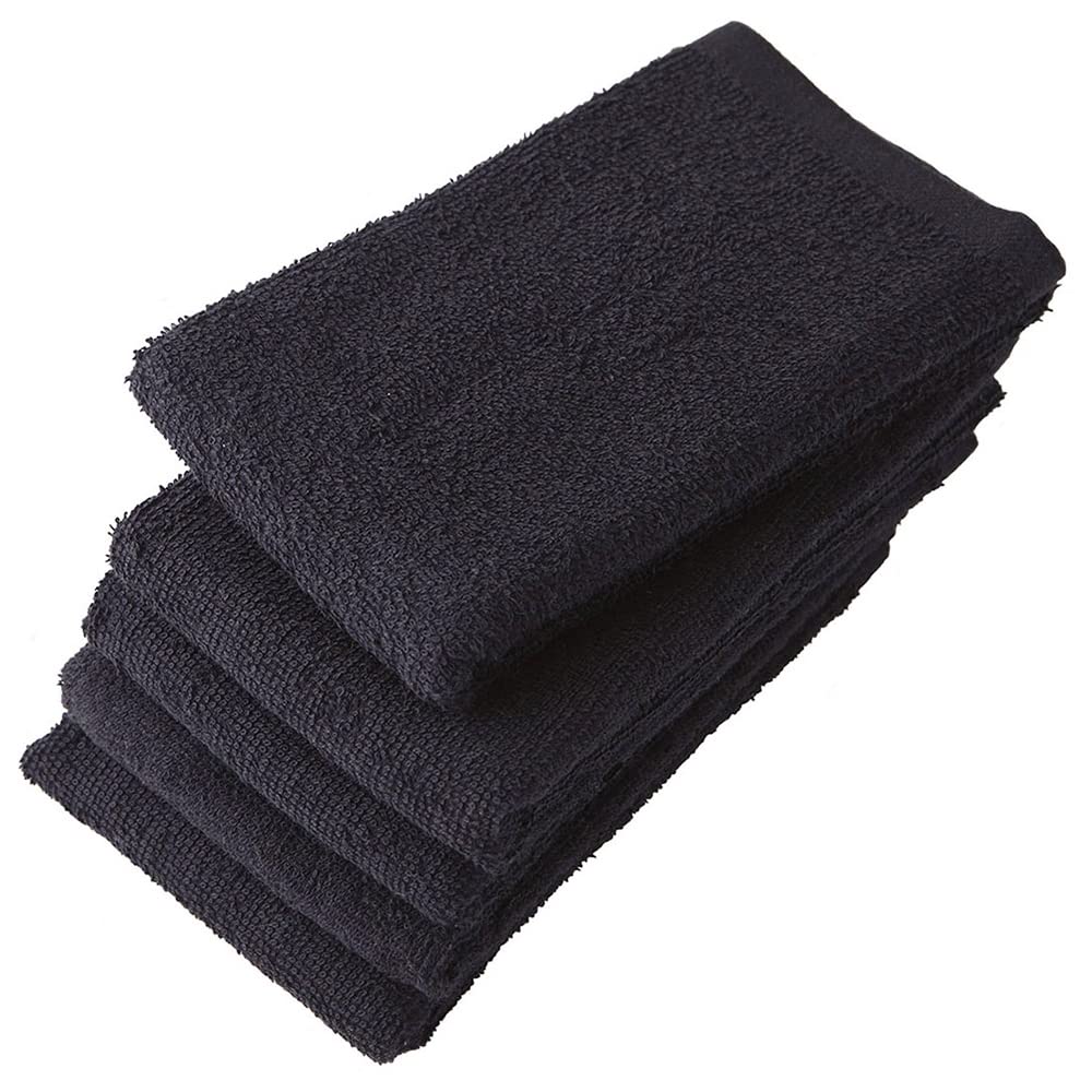 

Gamacha Towel all 22 colors face Black 5-piece set suitable hand drying kitchen bathroom convenient thin 100 cotton gentle on skin quick-drying size.