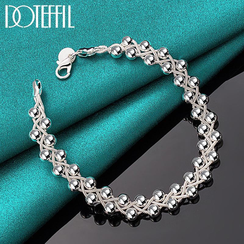 Bracelet de perles de raisin en argent, cadeau de fête, beaux bijoux