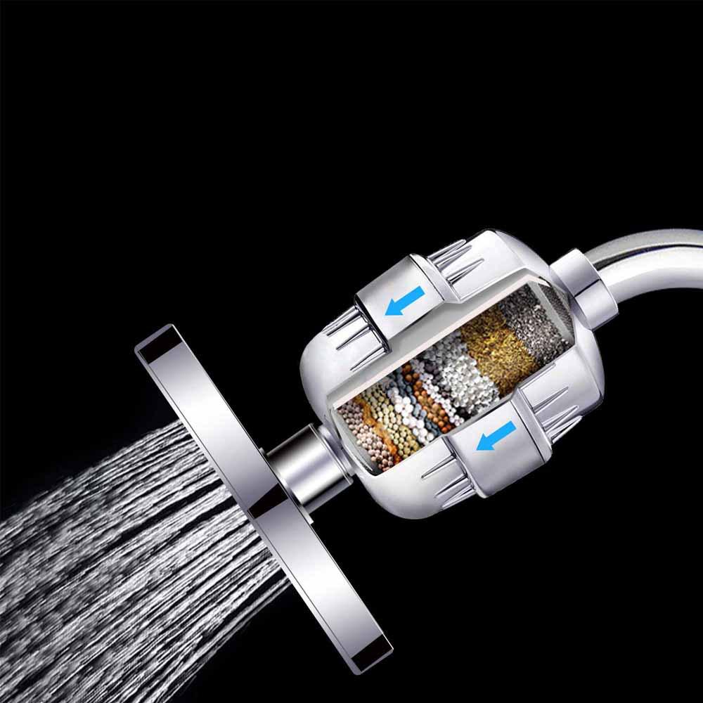 17-Layer Water Purifying Shower Head Filter
