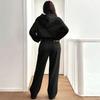 Women's Casual Warm Hoodie Casual Pants  Winter Sports Suit