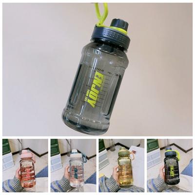 Bouteille d'eau de fitness Bouteille de sport en plastique Étanche Résistante aux hautes températures 600ml/800ml/1000ml Tasse à eau Bureau