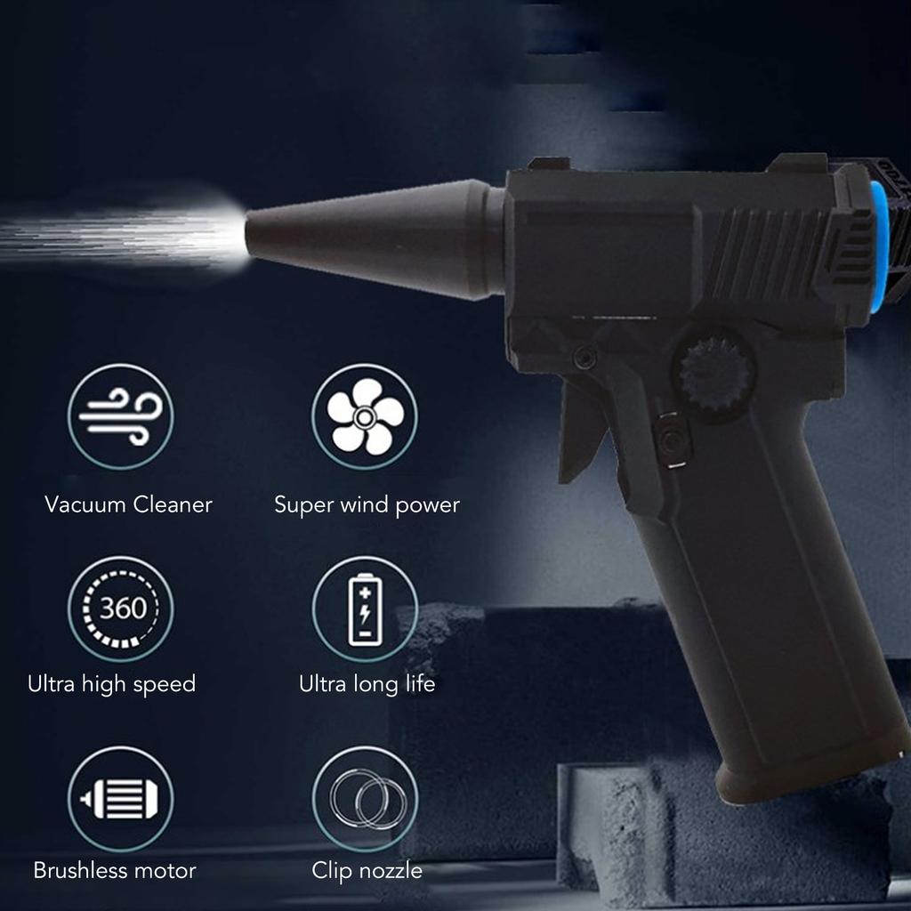 Electric Air Duster Multifunctional Electric Air Blower QC15W Fast  200000RPM Type C for Lens for Outdoor for Computer