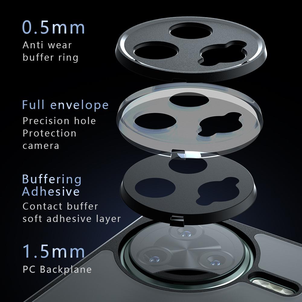 For Xiaomi Poco F7 Ultra 5G/Redmi K80 Pro 5G Case Drop-Proof TPU+PC Matte Back Phone Cover