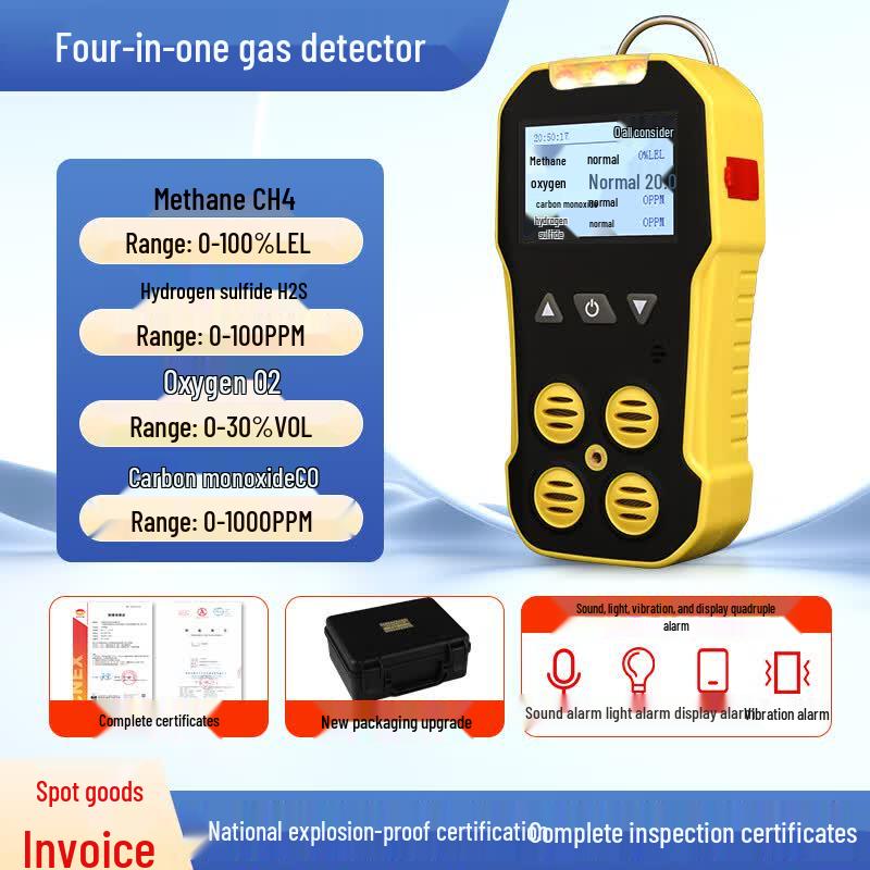 BAOSHIAN 4-in-1 Multi-Gas Detector