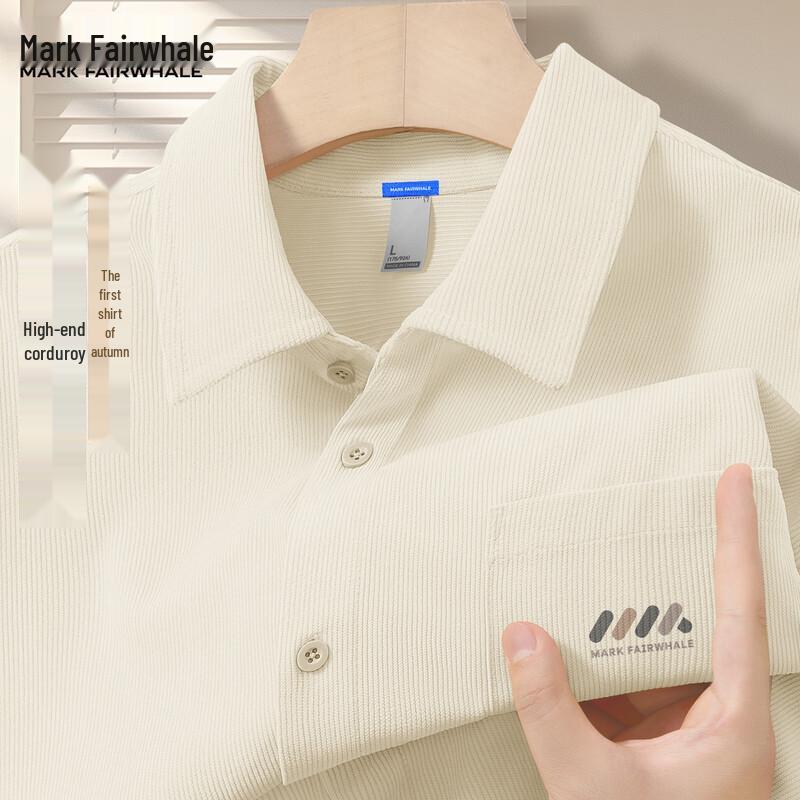 

Mark Fairwhale Men s Corduroy Casual Overshirt L