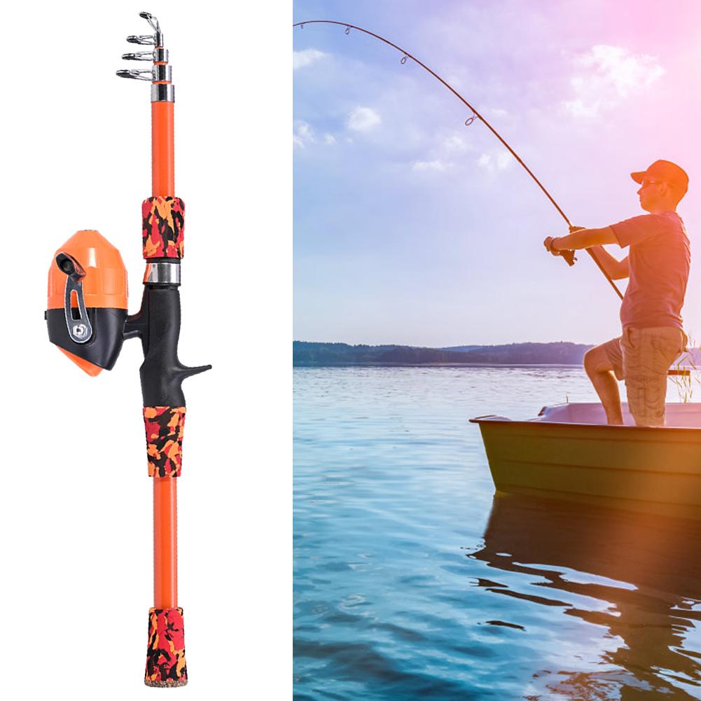 Children Fishing Pole Telescopic Portable Fishing Pole Ultra-light Breaking-resistance Outdoor Accessories for Stream Freshwater